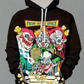 Unisex Printed Hoodie – Casual Graphic Pullover Sweatshirt