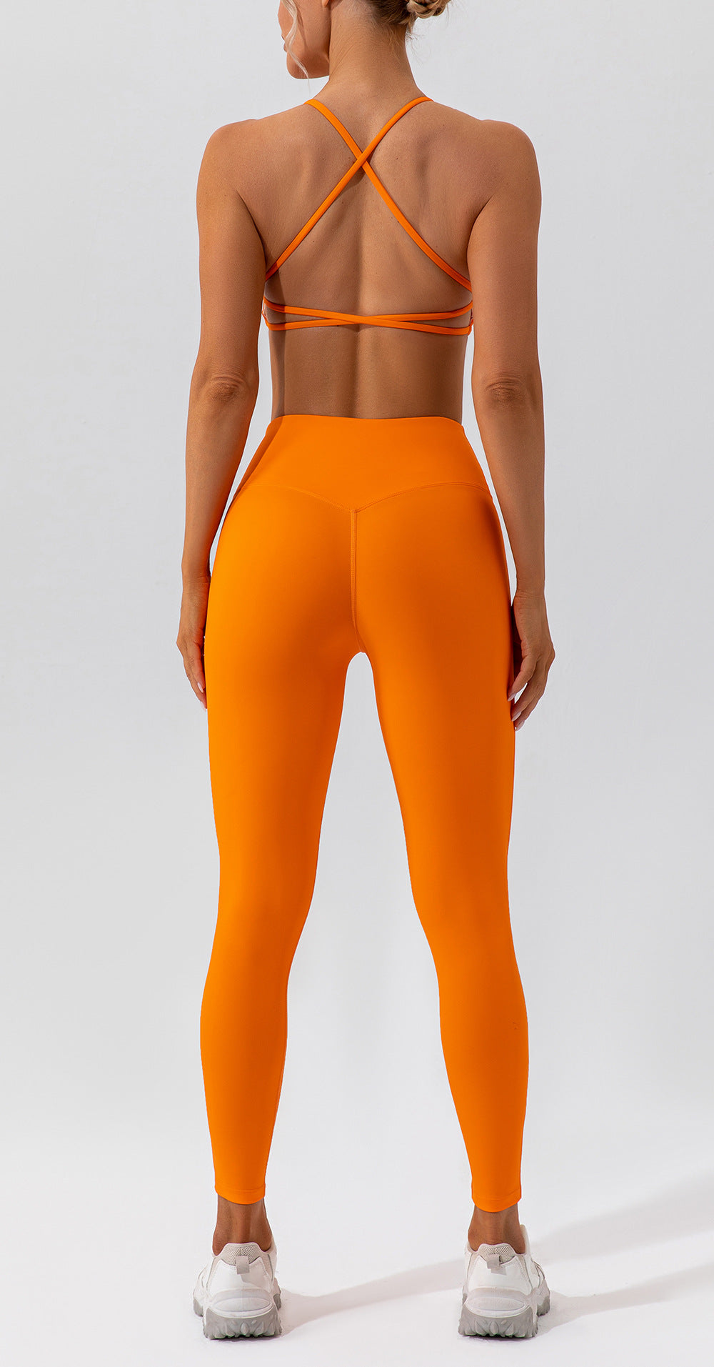 Spring Sports Suit Women Fitness Casual Running Quick Drying Nude Feel Skinny Yoga Clothes Suit