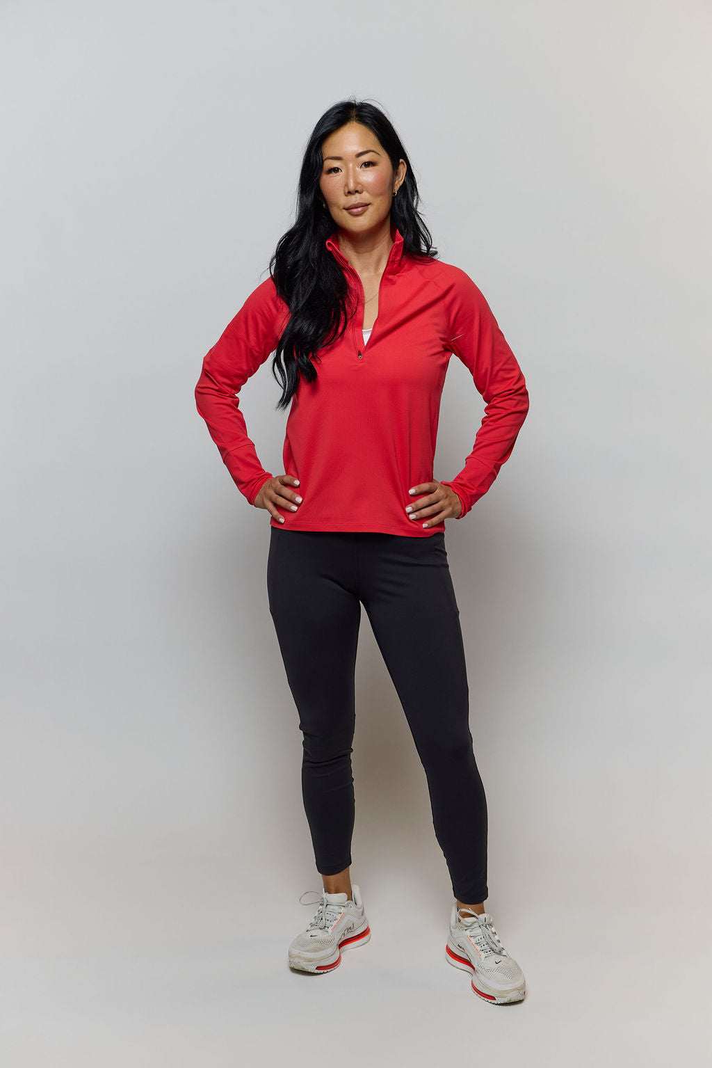 Foudy Mid-Weight Long SleeveRed's Casual  wearGoal FiveTrainingInspired by the relentless spirit of Julie Foudy—two-time World Cup and Olympic champion—this performance-driven 1/2 zip honors the mindset of women like you, who leFoudy Mid-Weight Long Sleeve ½ Zip Top