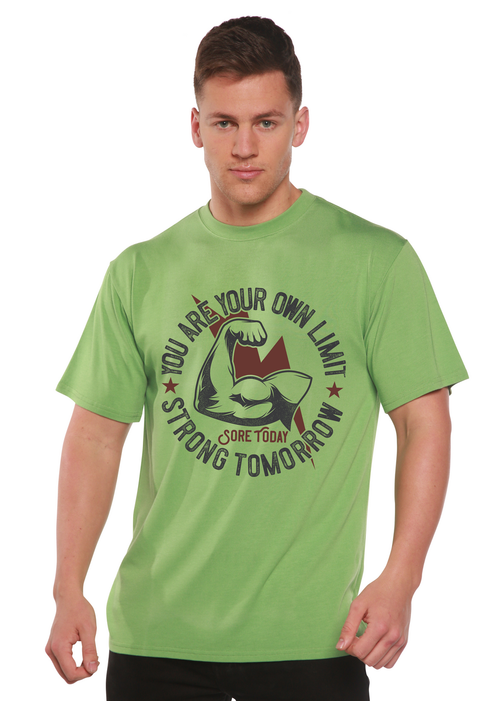 Strong Tomorrow Men's Bamboo Viscose/Organic Cotton Short Sleeve Graphic T-Shirt