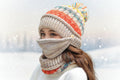 Winter Plush Knitted Hat – Soft Warm Knit Beanie for Cold Weather