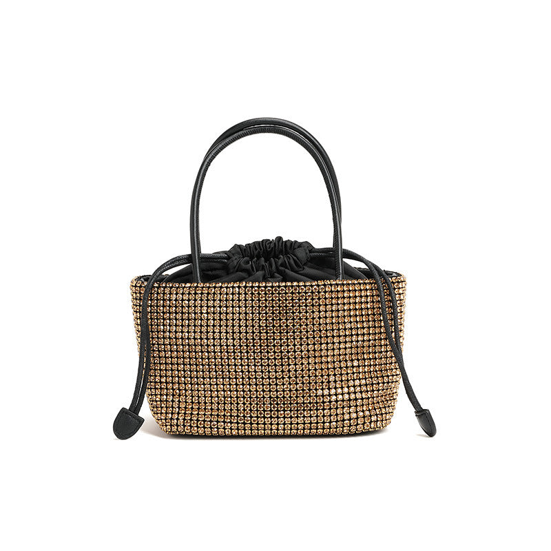 Bag Women Bag Winter High Grade Chain Hand Bag Diamond-Embedded Crossbody Handbag
