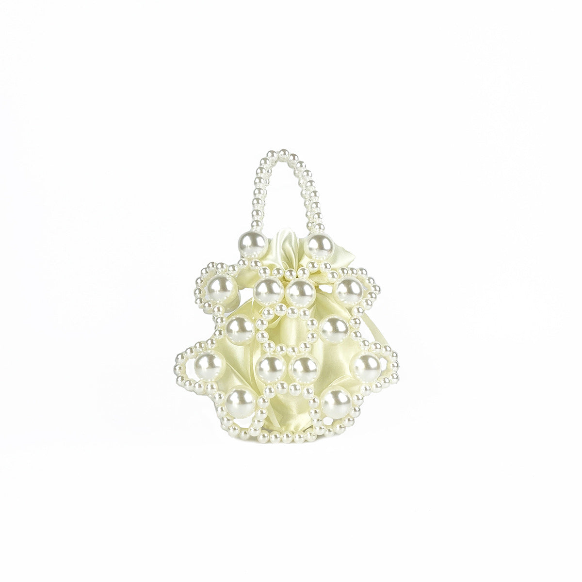 Internet Celebrity Same Dark Beaded Small Waste Bag Concave Shape Handbag Messenger Bag Trend