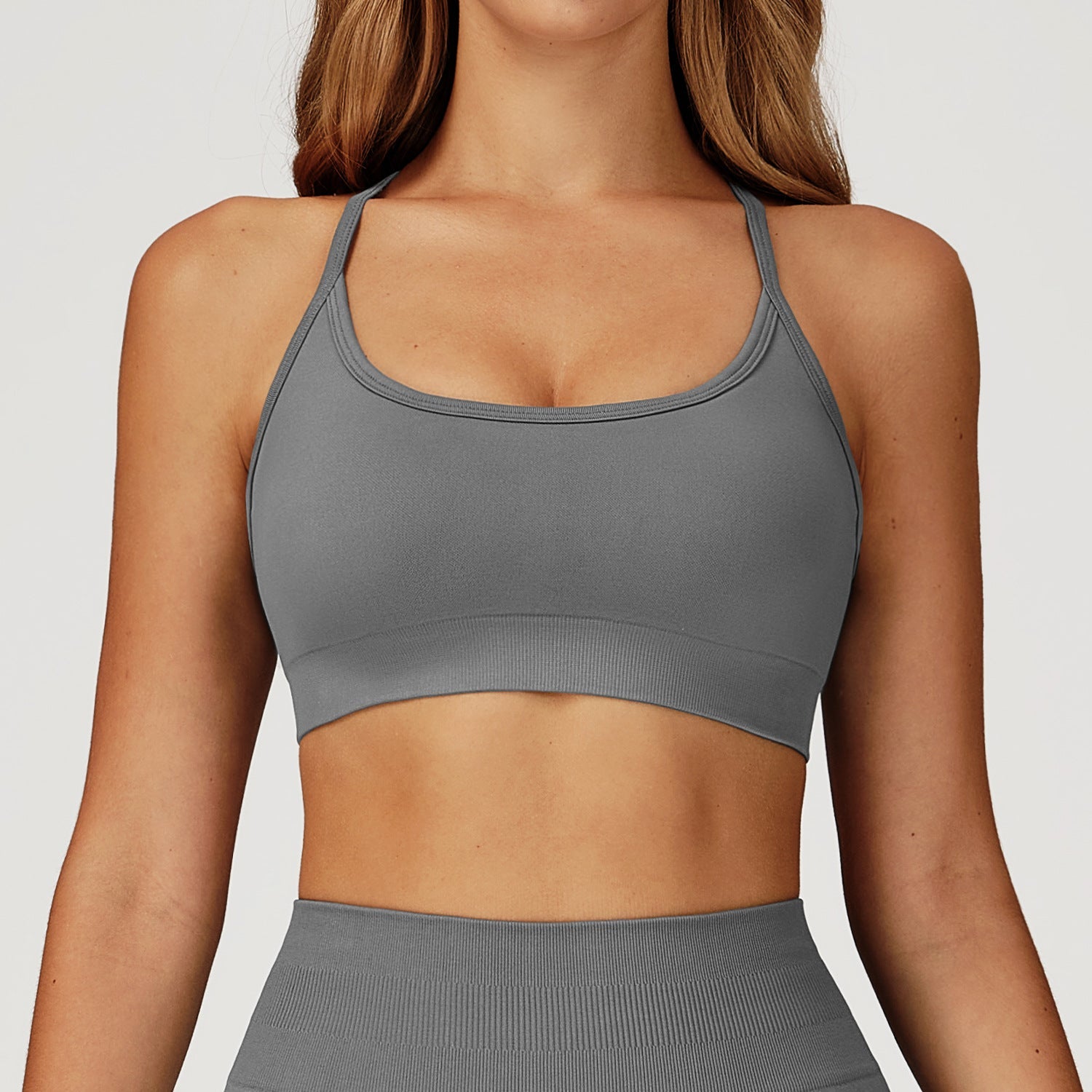 Seamless Yoga Bra Beauty Back Quick Drying High Grade Sports Underwear Women Running Sports Fitness Top
