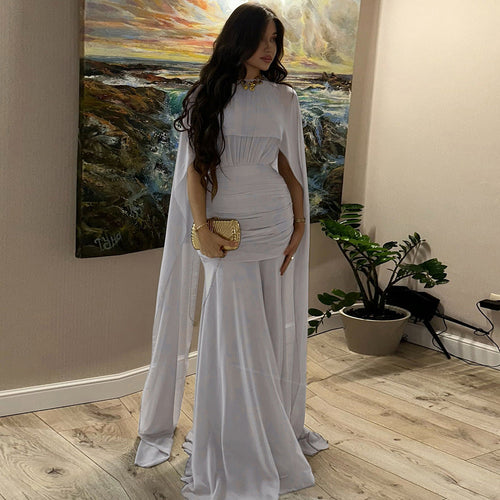 Autumn Winter Women Clothing Waist Controlled Sheath Pleated Ribbon Solid Color Dress