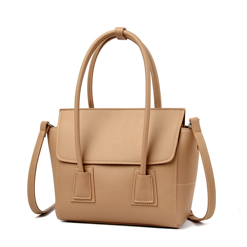 Handbag Smiling Face Bag High-Grade Large Capacity Office Women Bag Simple Texture Shoulder Messenger Bag for Women