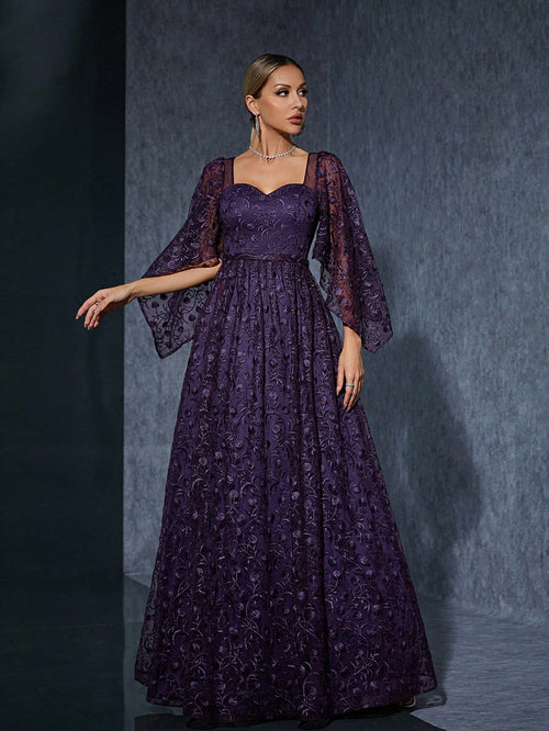 Arrival Drop down Maxi Dress Dignified Steady Cocktail Dress Elegant Simple Evening Dress Slim Fit Long Sleeve Backless Dress