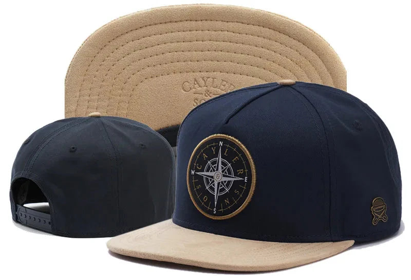 Classic Snapback Hat – Flat Bill Adjustable Baseball Cap